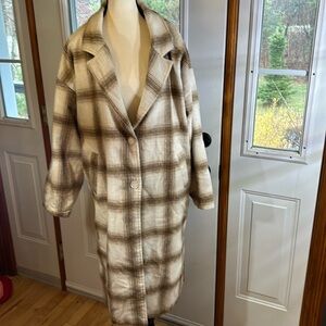 Mus & Bombon Long Wool Blend Coat